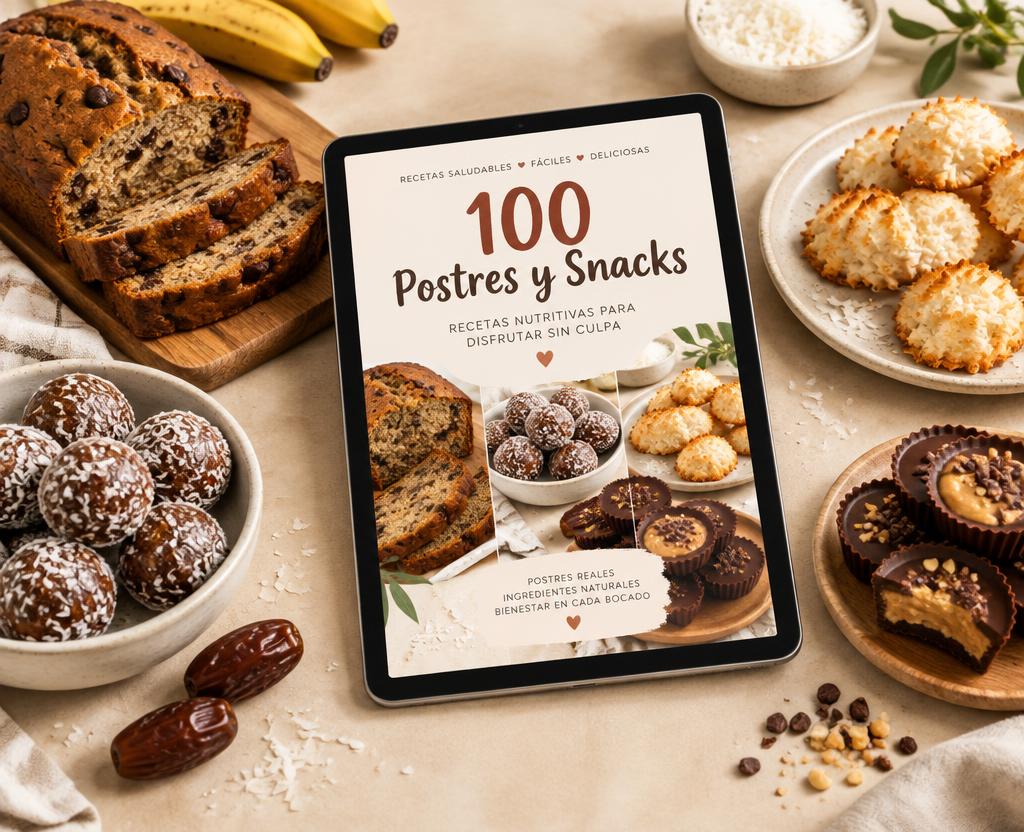 100 Postres y Snacks para disfrutar de tus Antojos